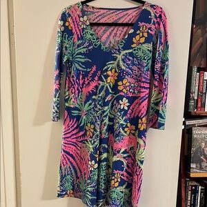 LILLY PULITZER V-NECK DRESS